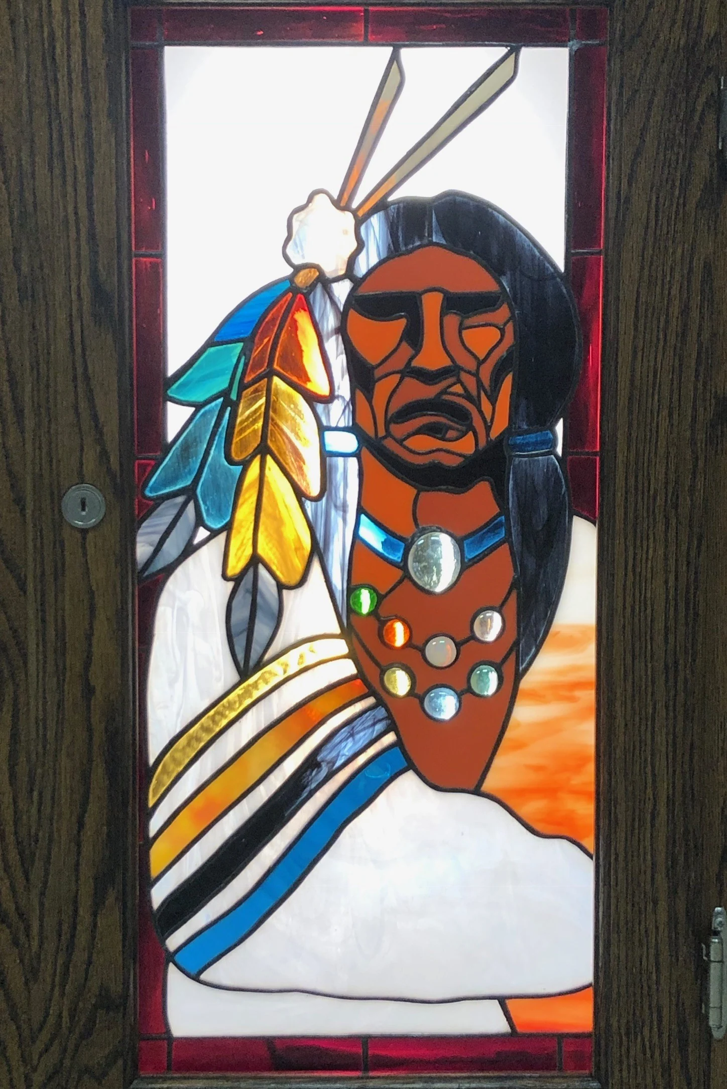 Portrait window panel — original photograph