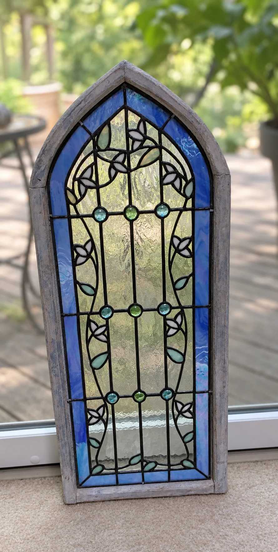 Ornamental arched panel