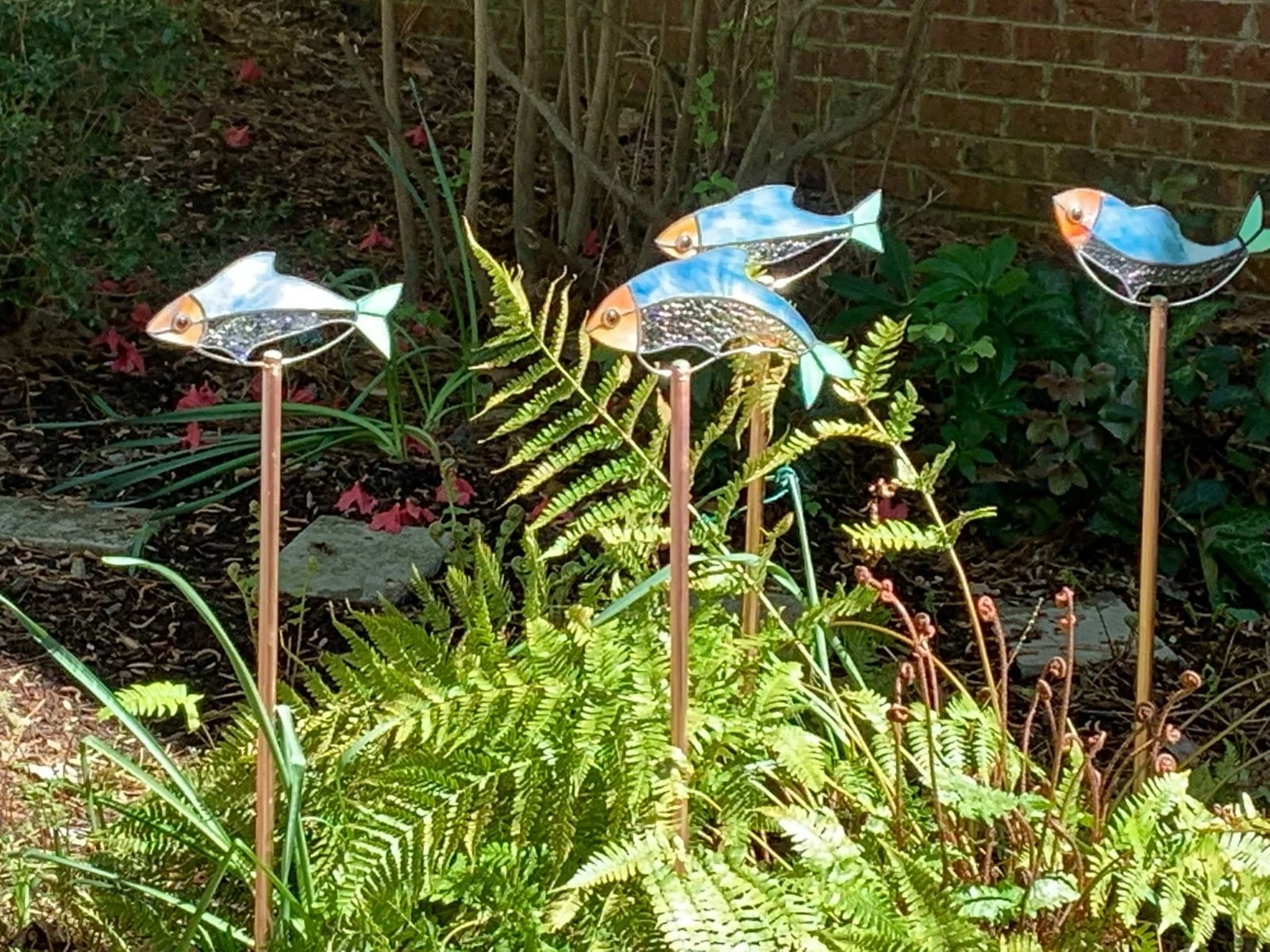 Fish among the ferns — original photograph